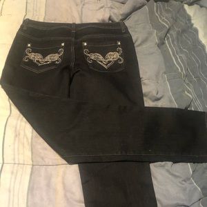 Slim leg jeans